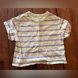 Girls Short-Sleeve Stripe Tee